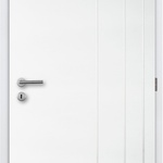 Bílé profilované dveře Masonite BORDEAUX lakované v odstínu RAL 9003