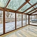 Dřevohliníková okna Domestik mohou být i ve velkoformátovém provedení
