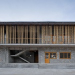 Architektonicky zdařilou továrnu na zpracování bambusu postavili z betonu Foto:  Su Shengliang