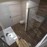 Ukázka 3D návrhu koupelny, zdroj Alca plast