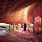 Projekt českého architekta v Emirátech: Návštěvnické centrum pro přírodní rezervaci vizualizace: Mykhaylo Slyusar