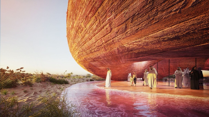 Projekt českého architekta v Emirátech: Návštěvnické centrum pro přírodní rezervaci