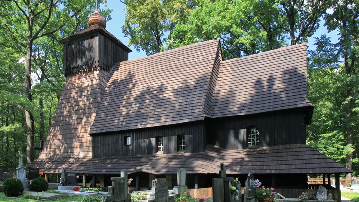 Kostel v Gutech - původní stavba, foto: Hons084 / Wikimedia Commons