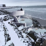 Netradiční vyhřívaný bazén, jaký Island ještě neviděl Foto: BASALT Architects
