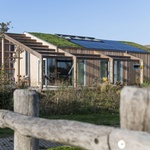 Lněný modulární dům je příkladem udržitelného stavitelství Foto: Bram Delmee Photography